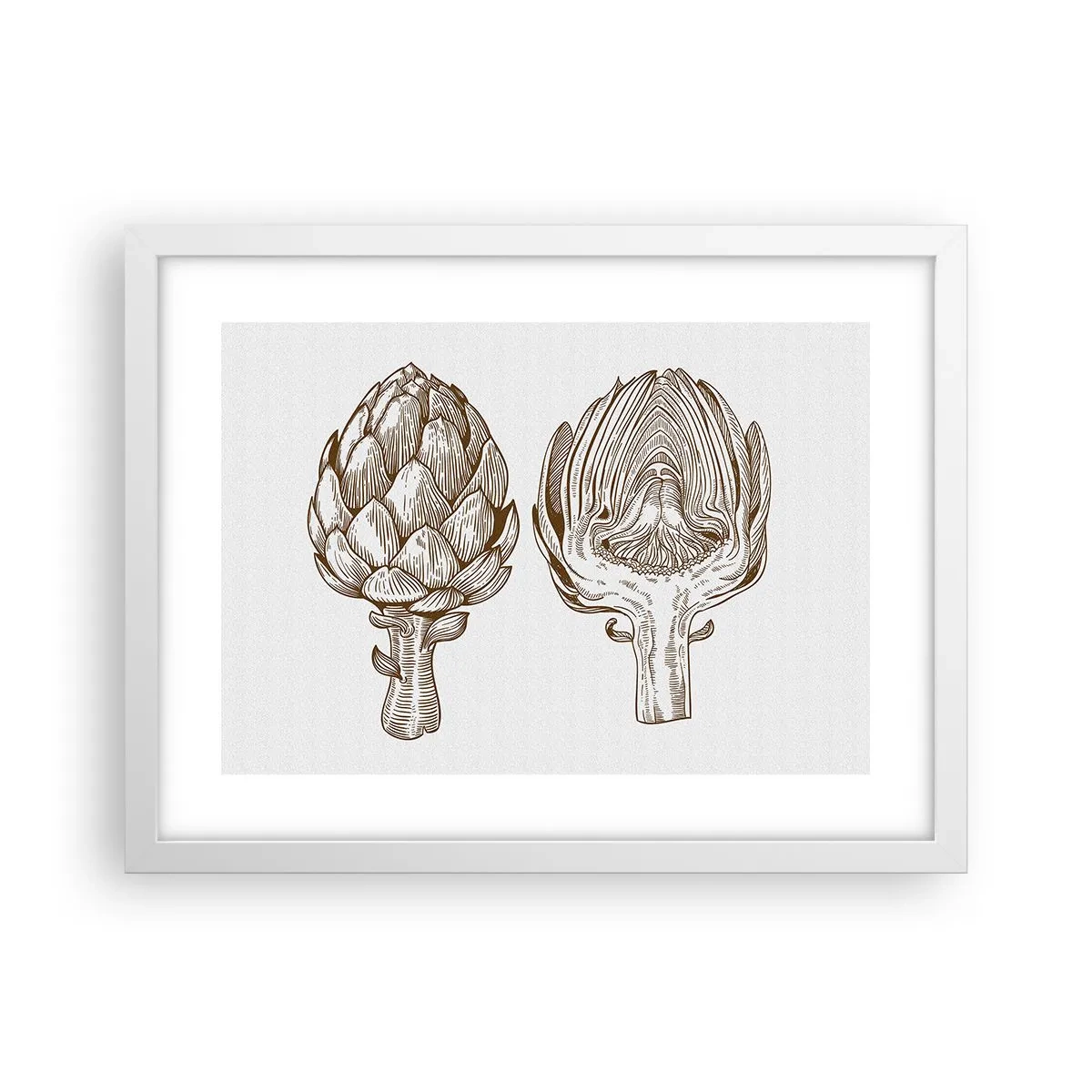 Pôster em moldura branca - Aula de anatomia - 40x30 cm