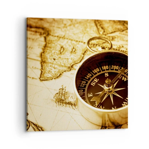 Quadro em tela - Oriente ou Ocidente? - 70x70 cm