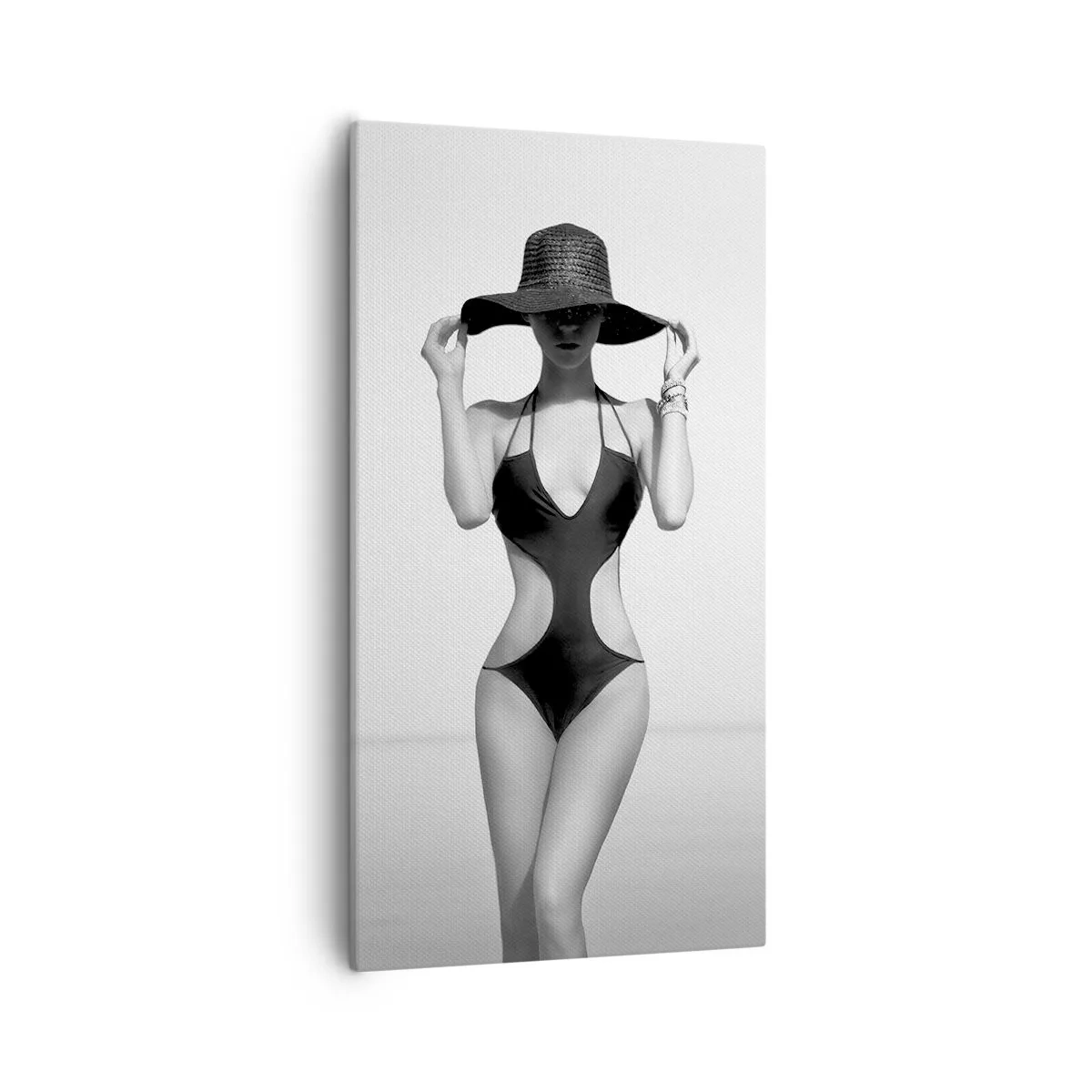 Quadro em tela - Meu nome é: Elegância - 55x100 cm