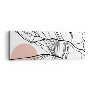 Quadro em tela - Numa rede de galhos - 90x30 cm
