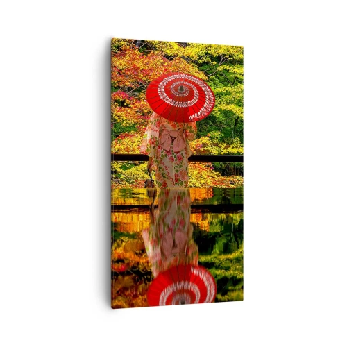 Quadro em tela - No templo da natureza - 55x100 cm