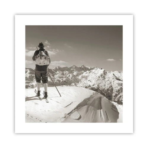 Pôster - E as montanhas são as mesmas - 40x40 cm