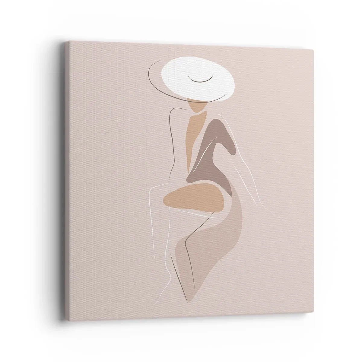 Quadro em tela - Ser uma dama - 40x40 cm