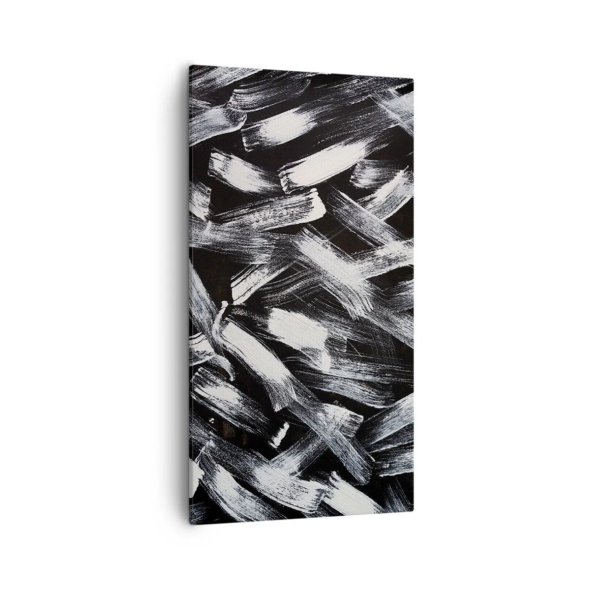 Quadro em tela - Abstração no espírito industrial - 55x100 cm