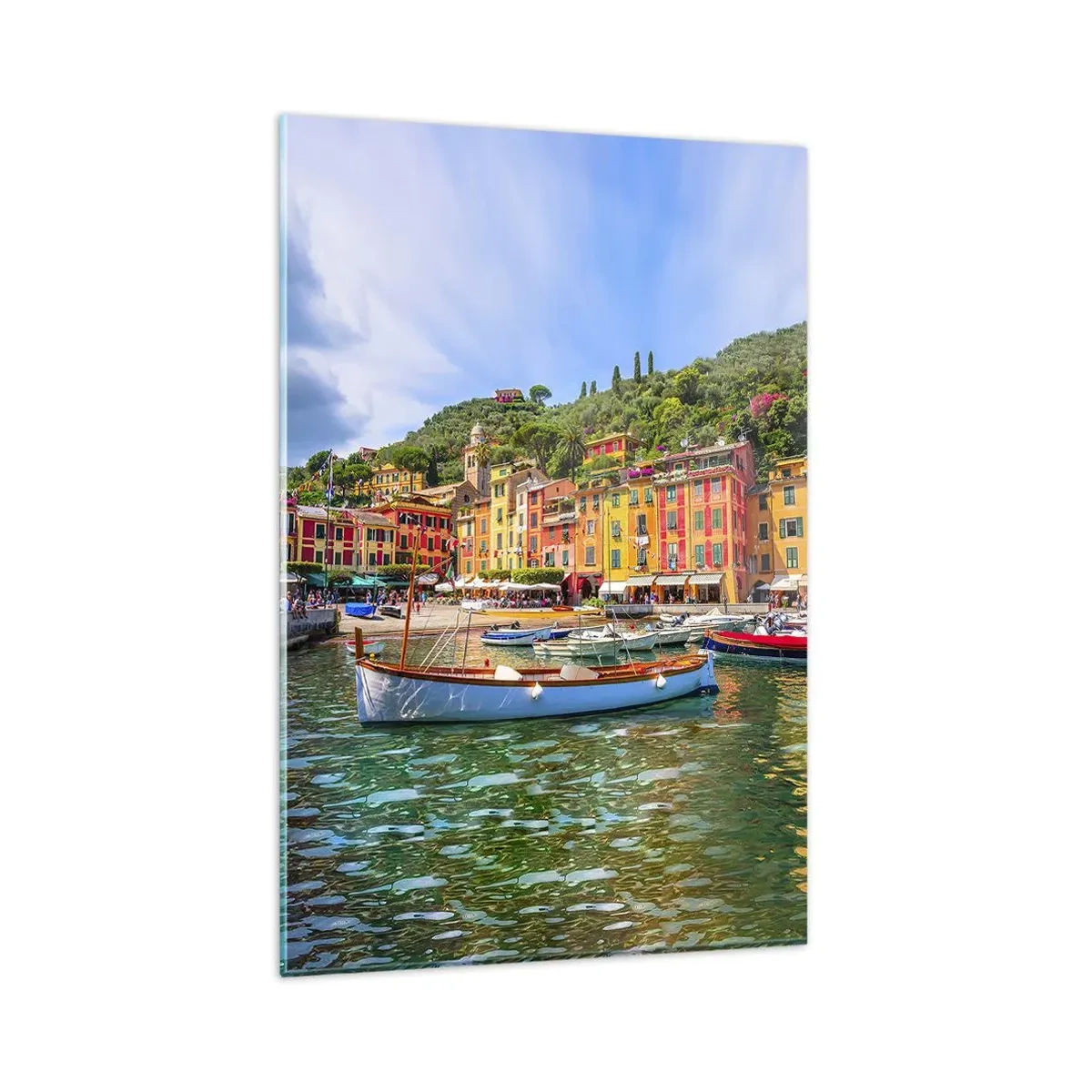 Quadro em vidro - Manhã italiana - 80x120 cm