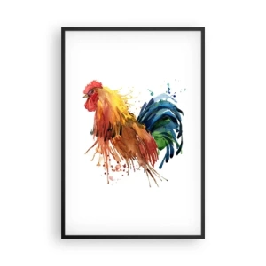 Pôster com moldura preta - Manto real, orgulho real - 61x91 cm