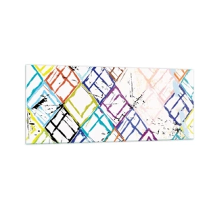 Quadro em vidro - Quartos para alugar - 100x40 cm