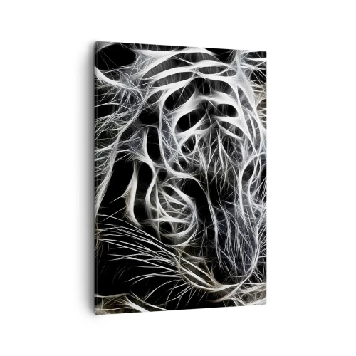 Quadro em tela - Um estudo da leveza do gato - 50x70 cm