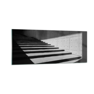 Quadro em vidro - A beleza crua do modernismo - 100x40 cm