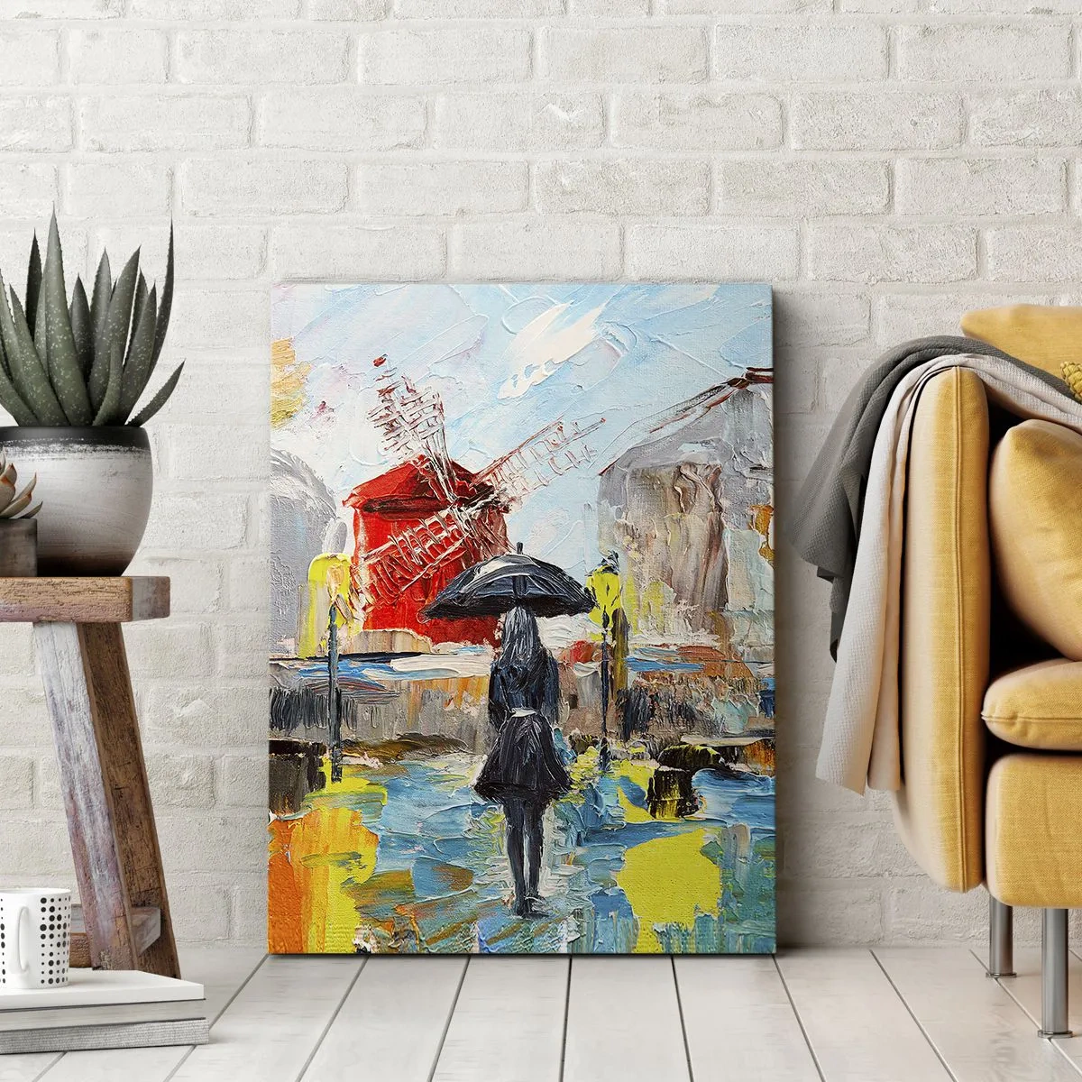 Quadro em tela - Lendas parisienses - 50x70 cm