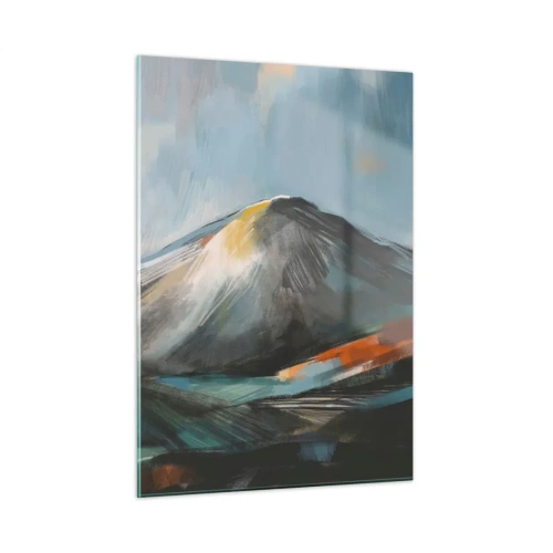 Quadro em vidro - Cru e lindo - 50x70 cm