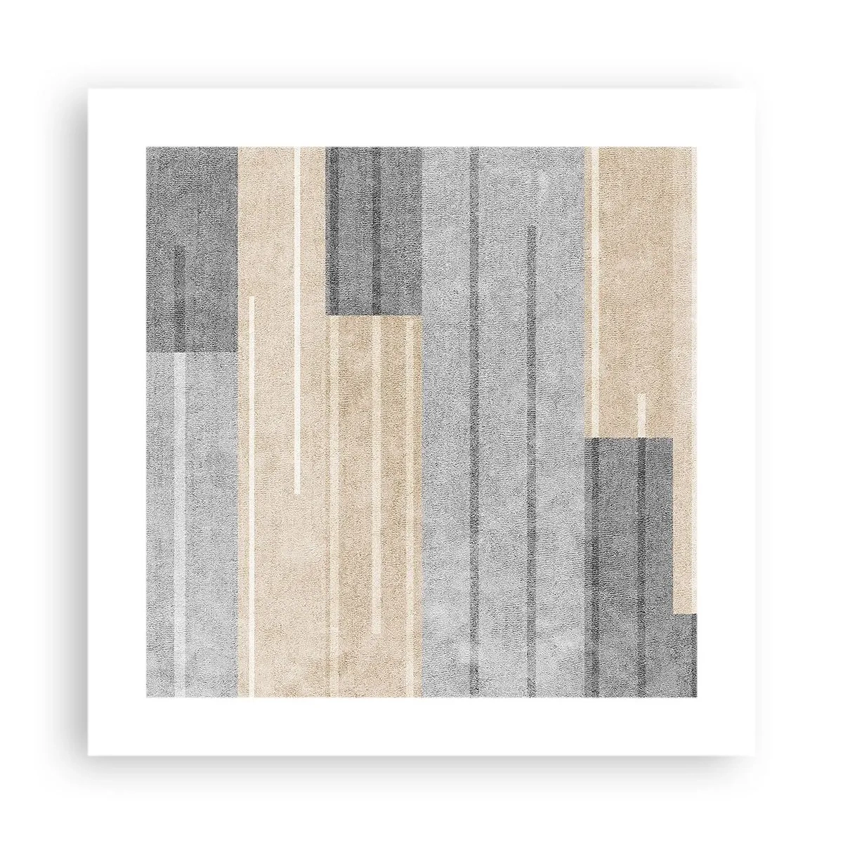 Pôster - Composição: mantenha vertical - 40x40 cm