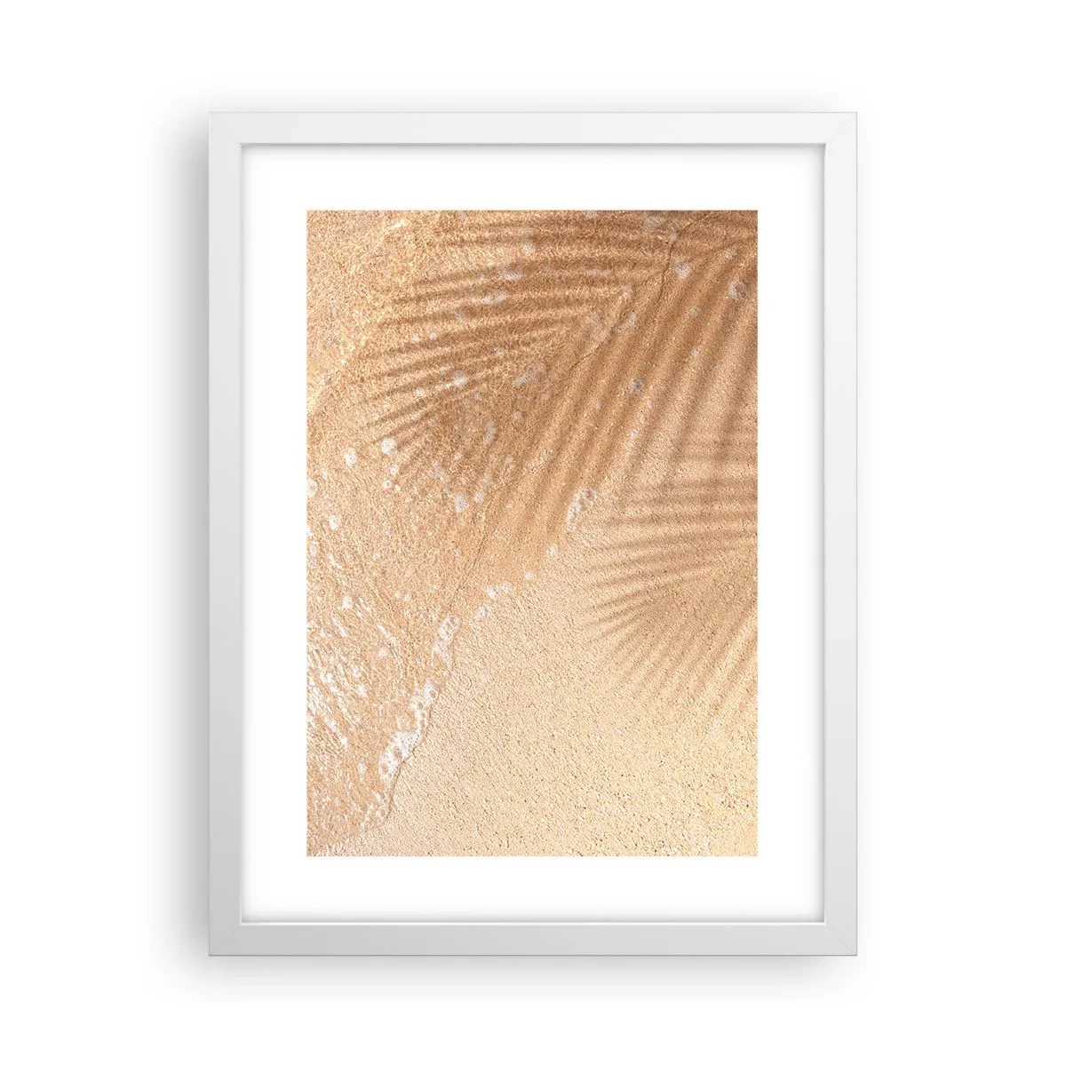 Pôster em moldura branca - A sombra de um verão quente - 30x40 cm
