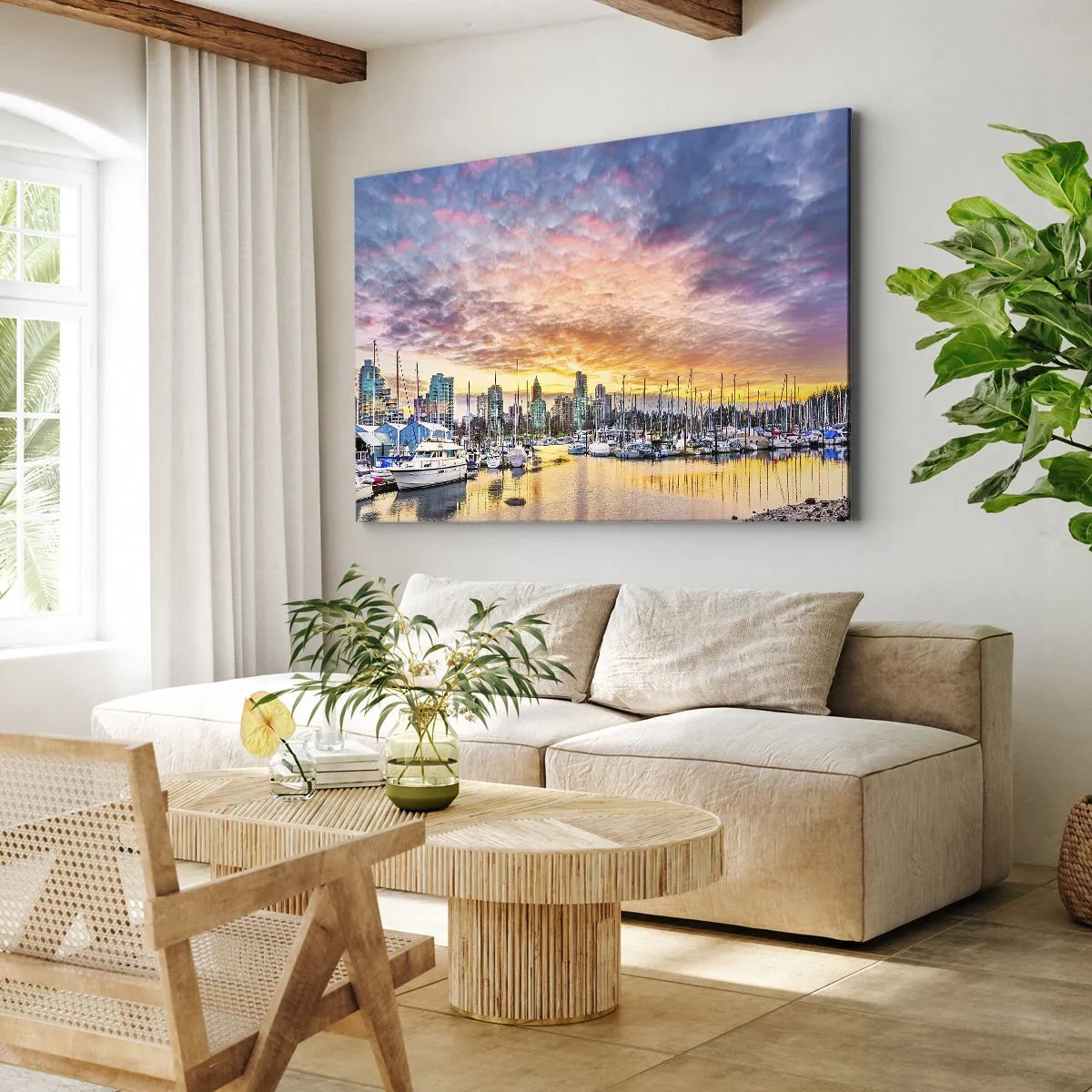 Quadro em tela - Cidade de mil marinheiros - 100x70 cm