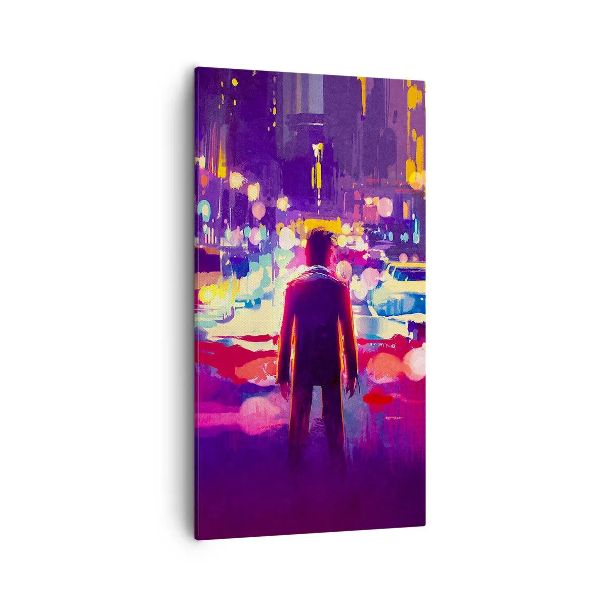 Quadro em tela - Imerso na luz - 55x100 cm