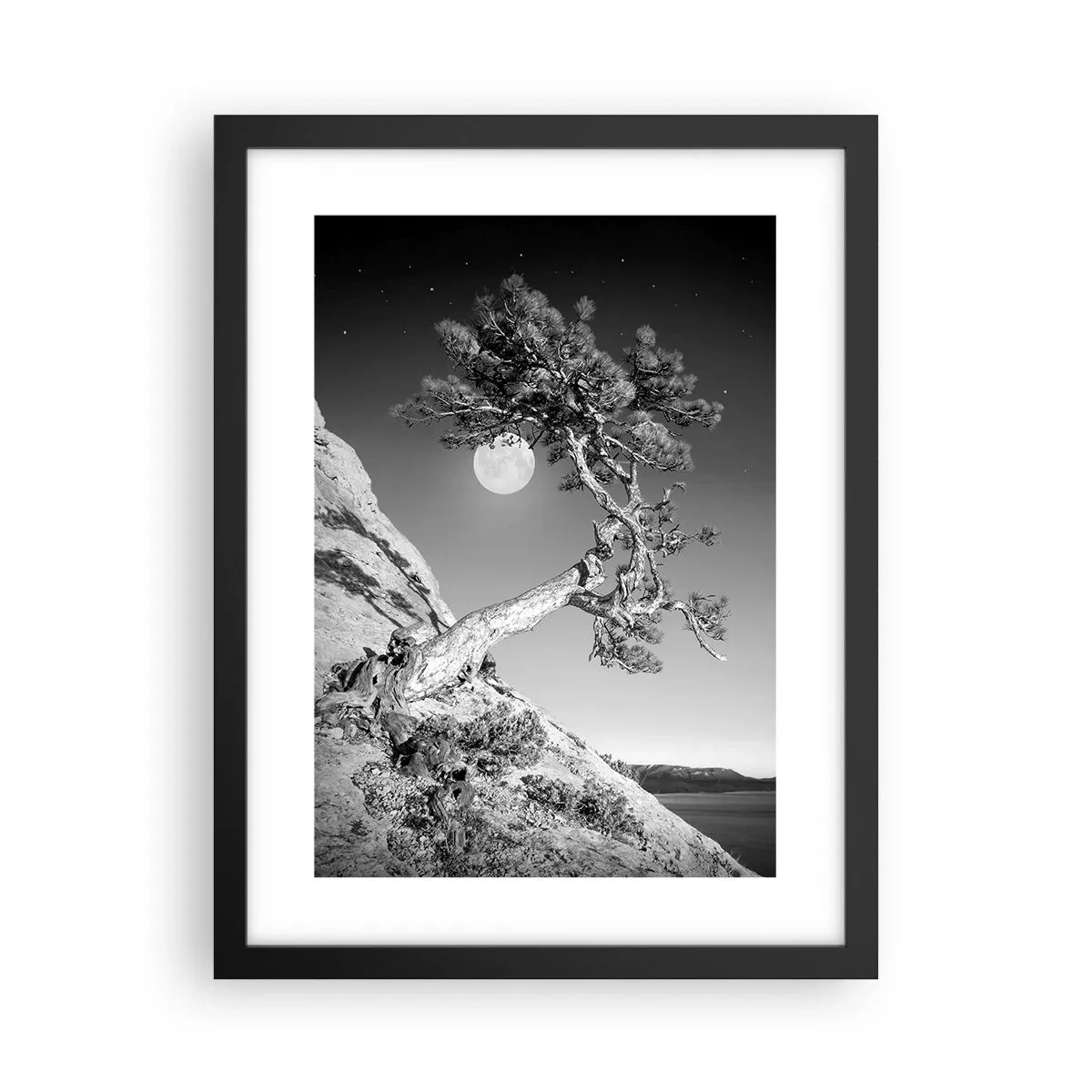 Pôster com moldura preta - Guerreira vitoriosa - 30x40 cm