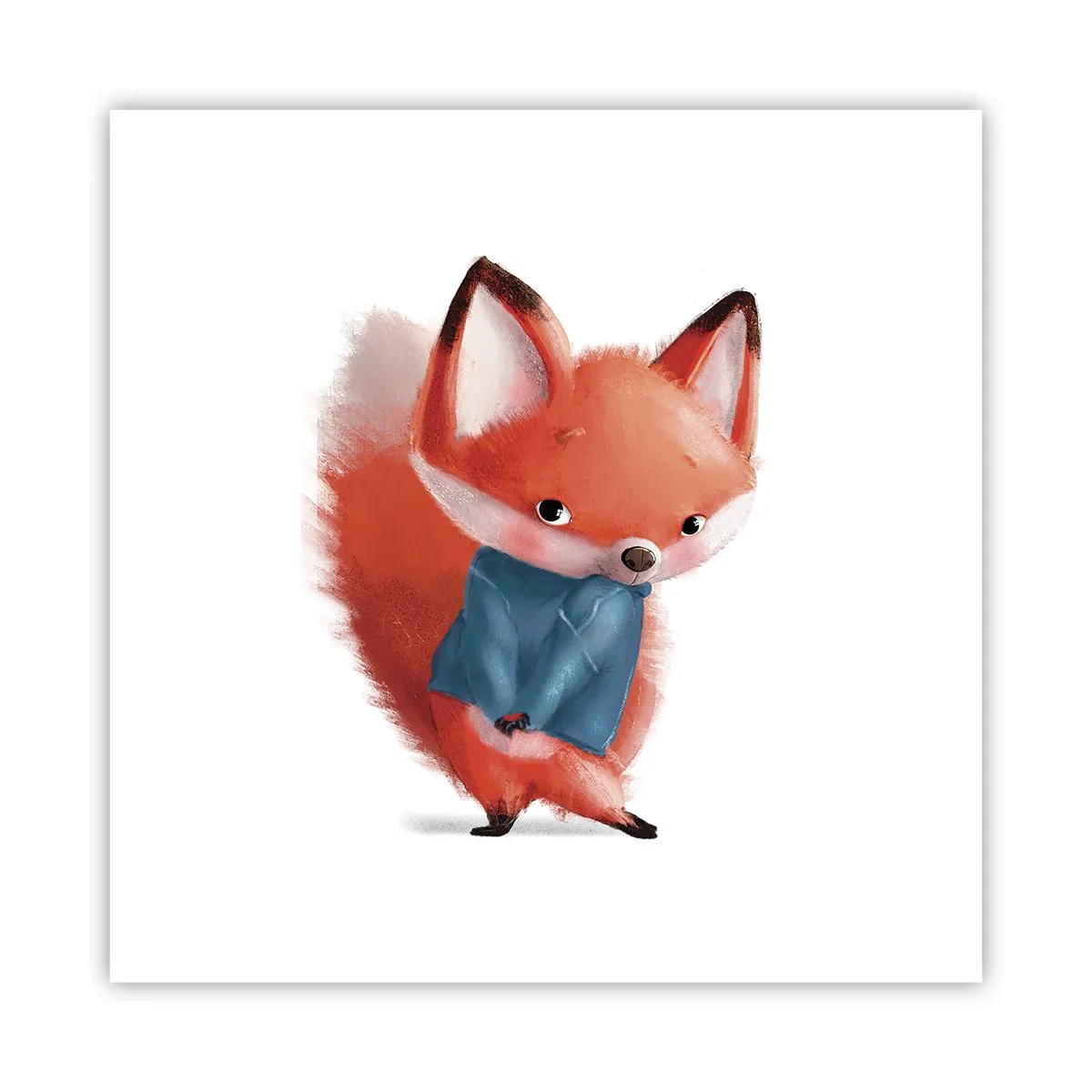 Pôster - Fico bonito nisto? - 40x40 cm