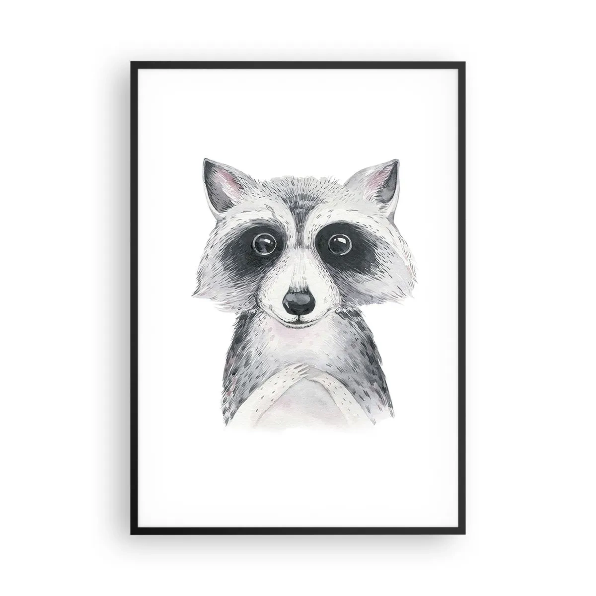 Pôster com moldura preta - Um momento de emoção - 70x100 cm