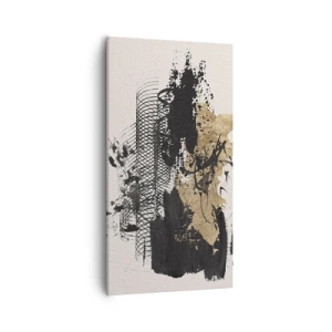 Quadro em tela - Composição com paixão - 55x100 cm