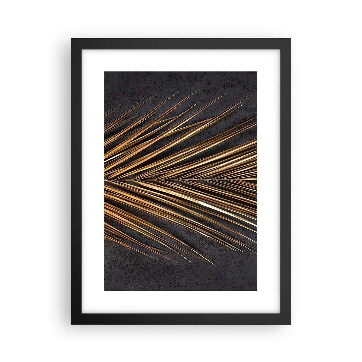 Pôster com moldura preta - Ouro dos trópicos - 30x40 cm
