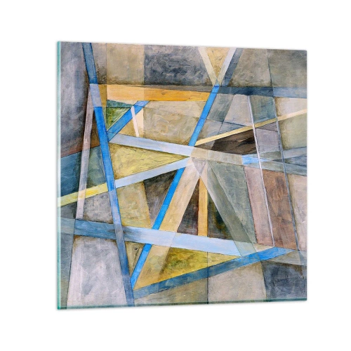 Quadro em vidro - Em linha reta ou na diagonal? - 30x30 cm