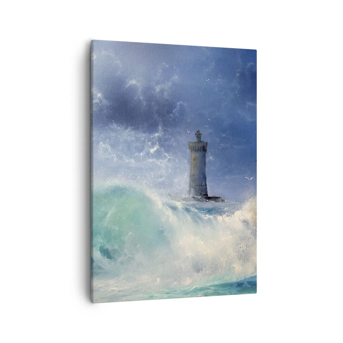 Quadro em tela - Na guarda contra os elementos da natureza - 50x70 cm