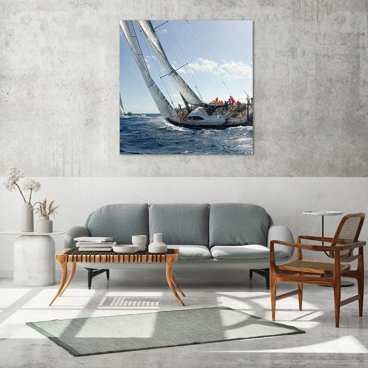 Quadro em vidro - Que vença o melhor - 50x50 cm