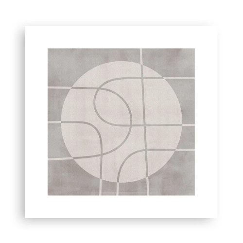 Pôster - Circular e direto - 30x30 cm