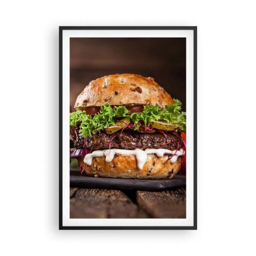 Pôster com moldura preta - Sonho americano - 61x91 cm