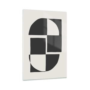Quadro em vidro - Antítese – síntese - 80x120 cm