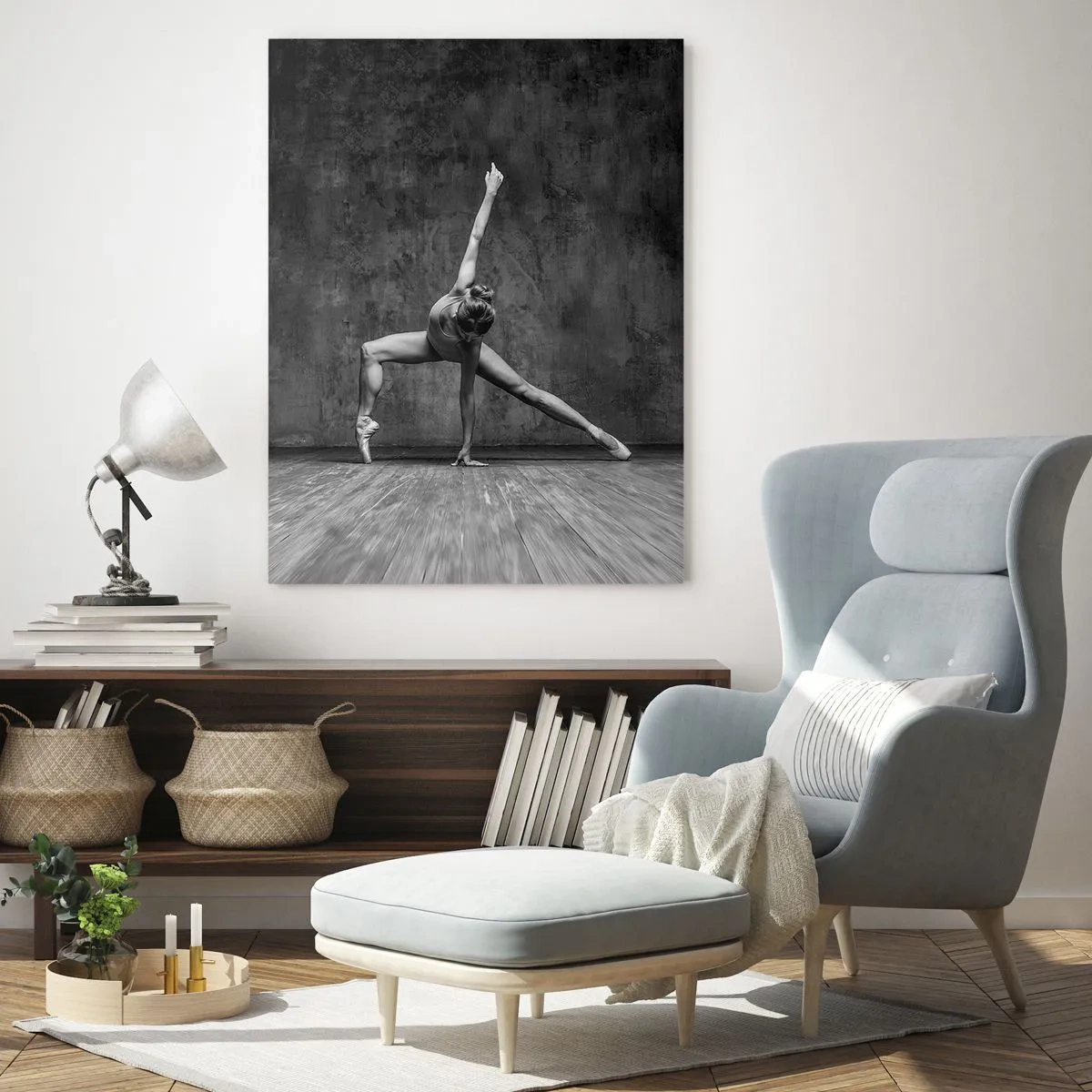 Quadro em vidro - O equilíbrio ideal - 50x70 cm