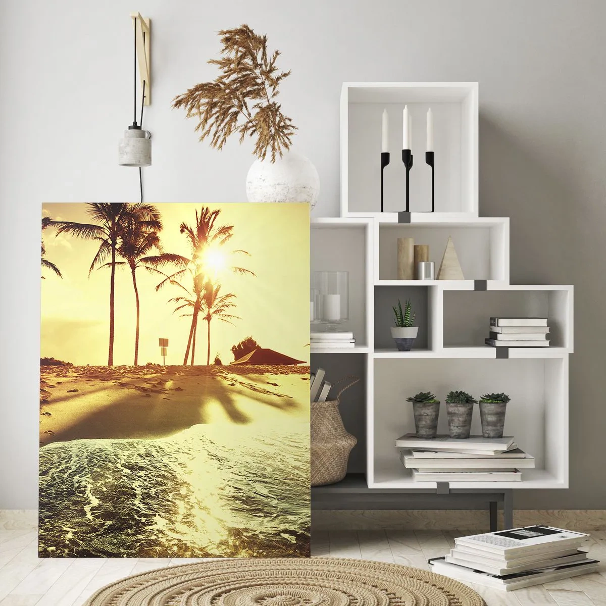 Quadro em vidro - Califórnia à tarde - 50x70 cm