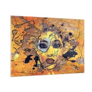 Quadro em vidro - Beleza ensolarada - 100x70 cm