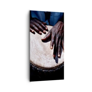 Quadro em tela - Viva no seu próprio ritmo - 65x120 cm