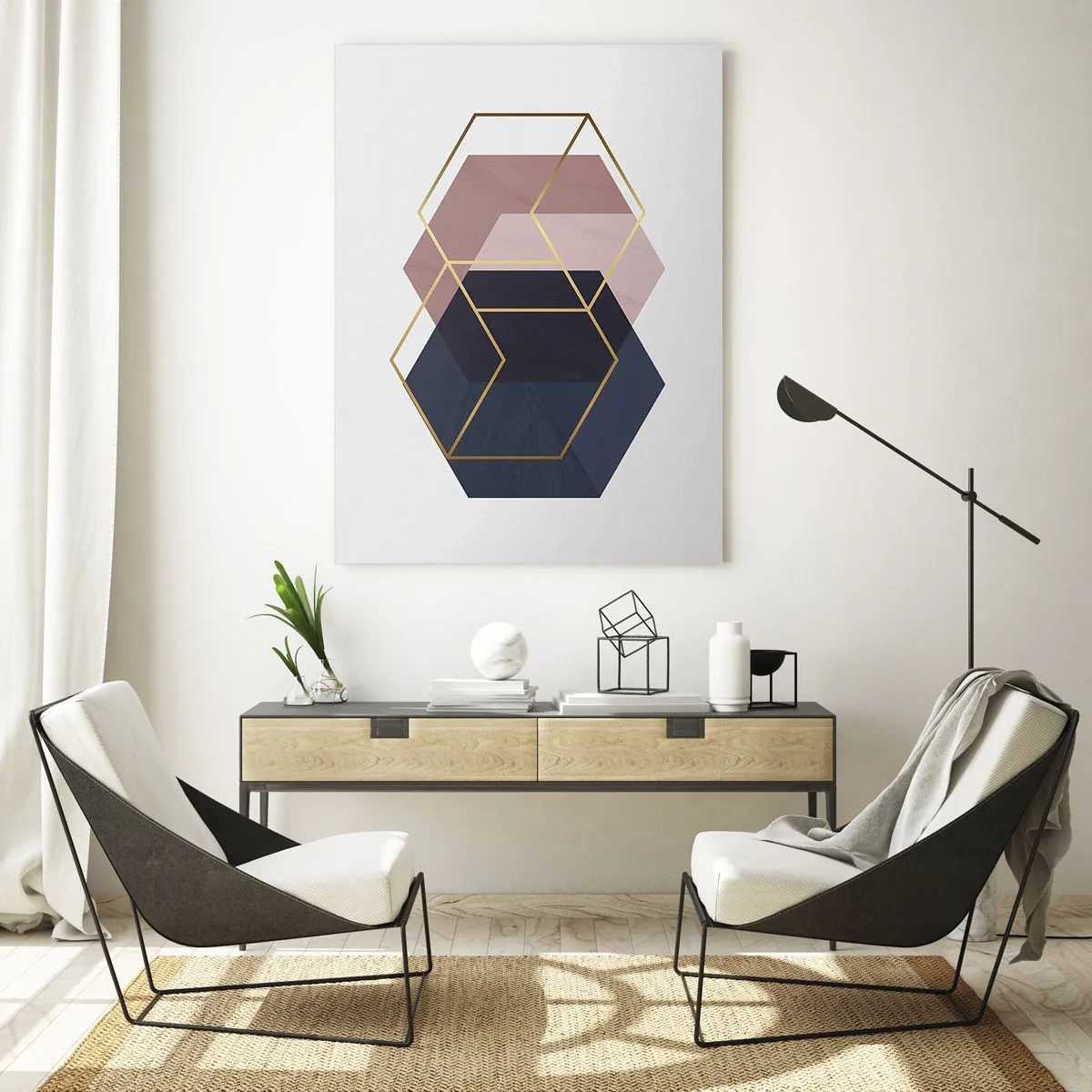 Quadro em vidro - O poder da simplicidade - 50x70 cm