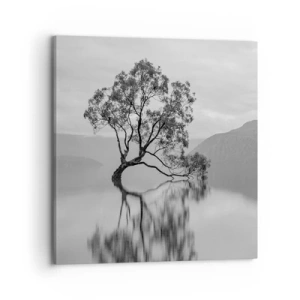 Quadro em tela - Existe um país assim - 70x70 cm