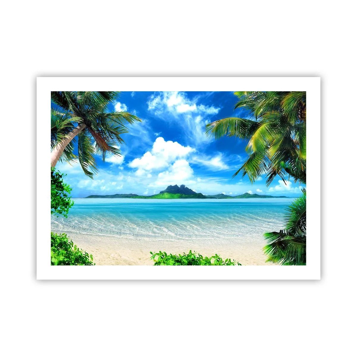 Pôster - O azul dos trópicos - 70x50 cm