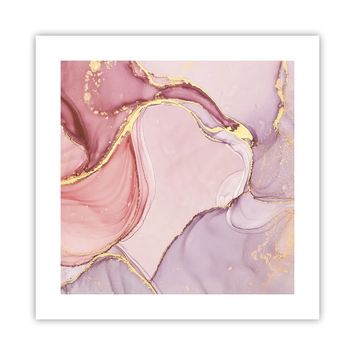 Pôster - Carícia das cores - 40x40 cm