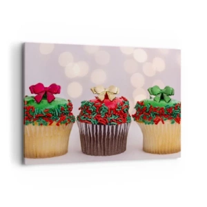 Quadro em tela - Doces sob o laço - 100x70 cm