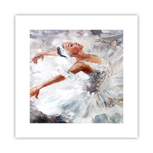 Pôster - Delicado e leve como tule - 30x30 cm