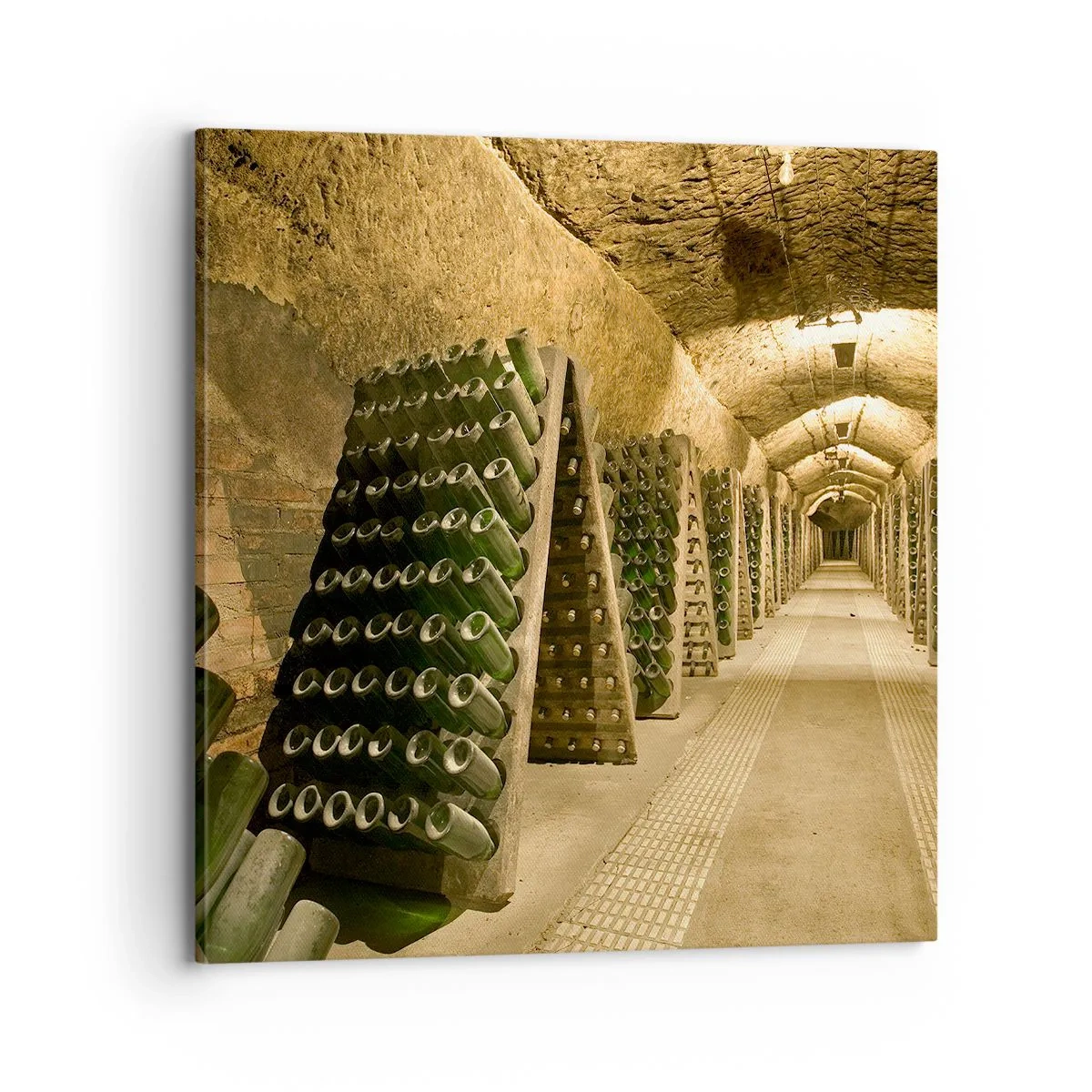 Quadro em tela - O nascimento do sabor - 70x70 cm