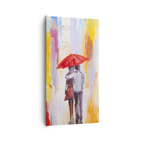 Quadro em tela - Que continue a chover - 65x120 cm