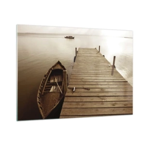Quadro em vidro - Paz de espírito - 100x70 cm