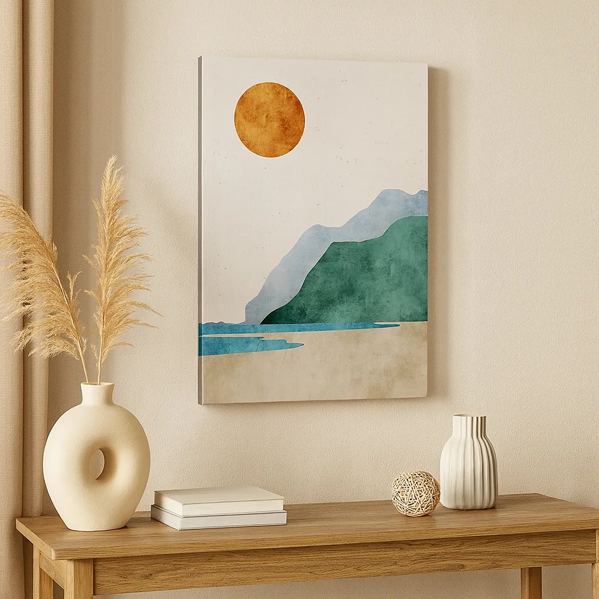 Quadro em tela - Paisagem como deveria ser - 50x70 cm