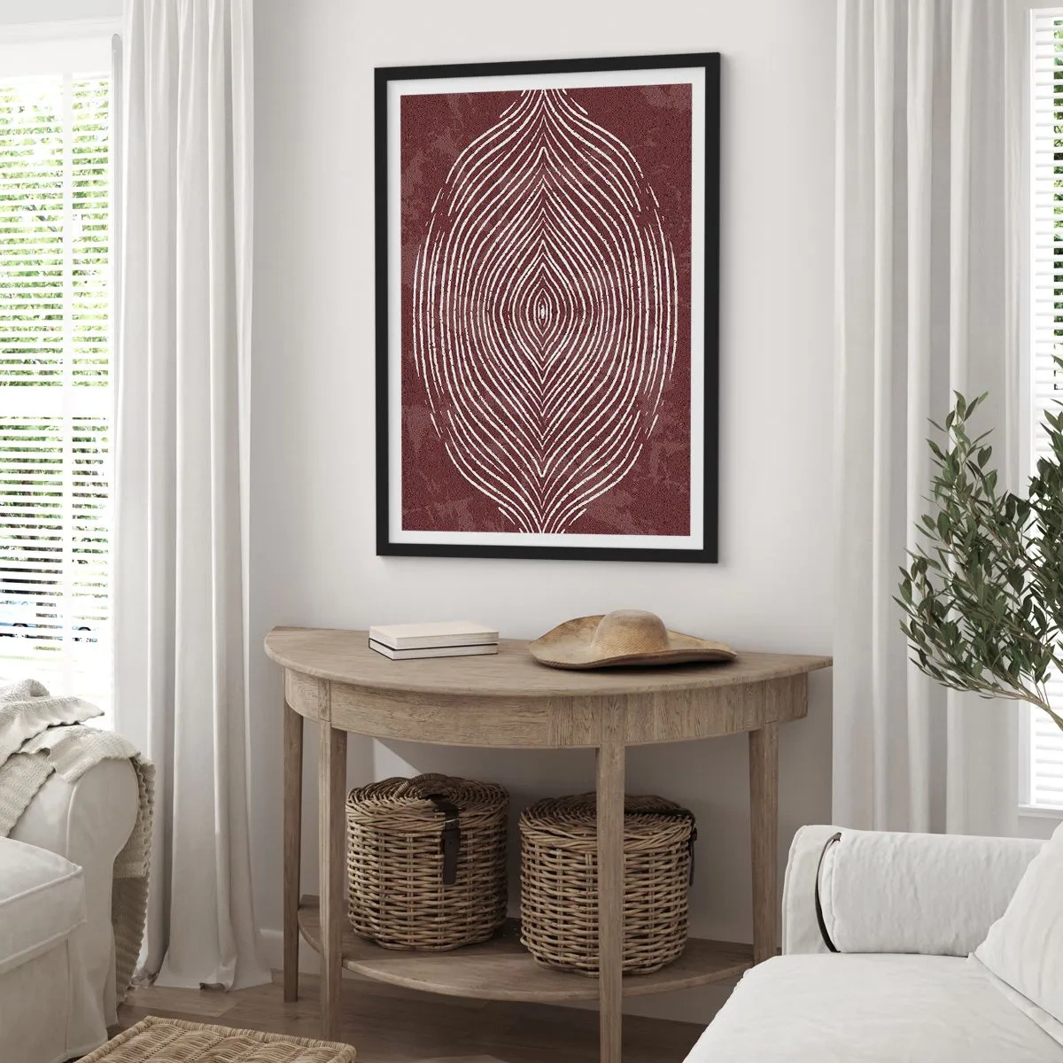 Pôster com moldura preta - O espaço fala - 61x91 cm