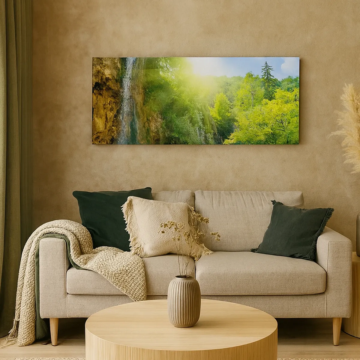 Quadro em tela - Deve ser o Éden - 30x30 cm