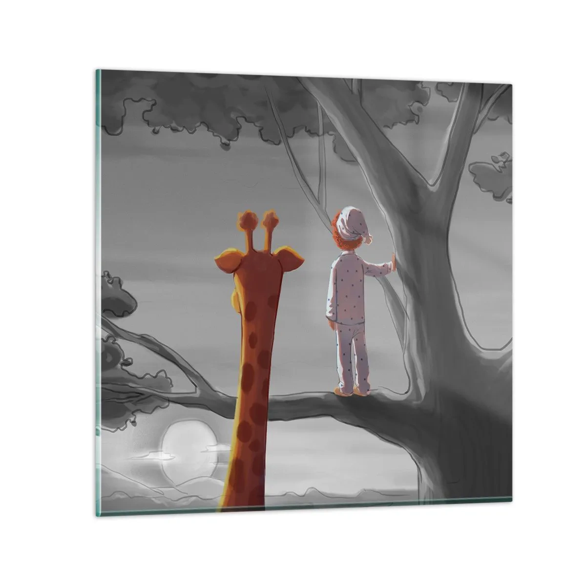 Quadro em vidro - Isso está realmente acontecendo - 50x50 cm