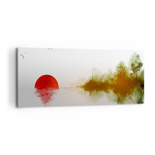 Quadro em tela - Uma promessa de paz - 120x50 cm
