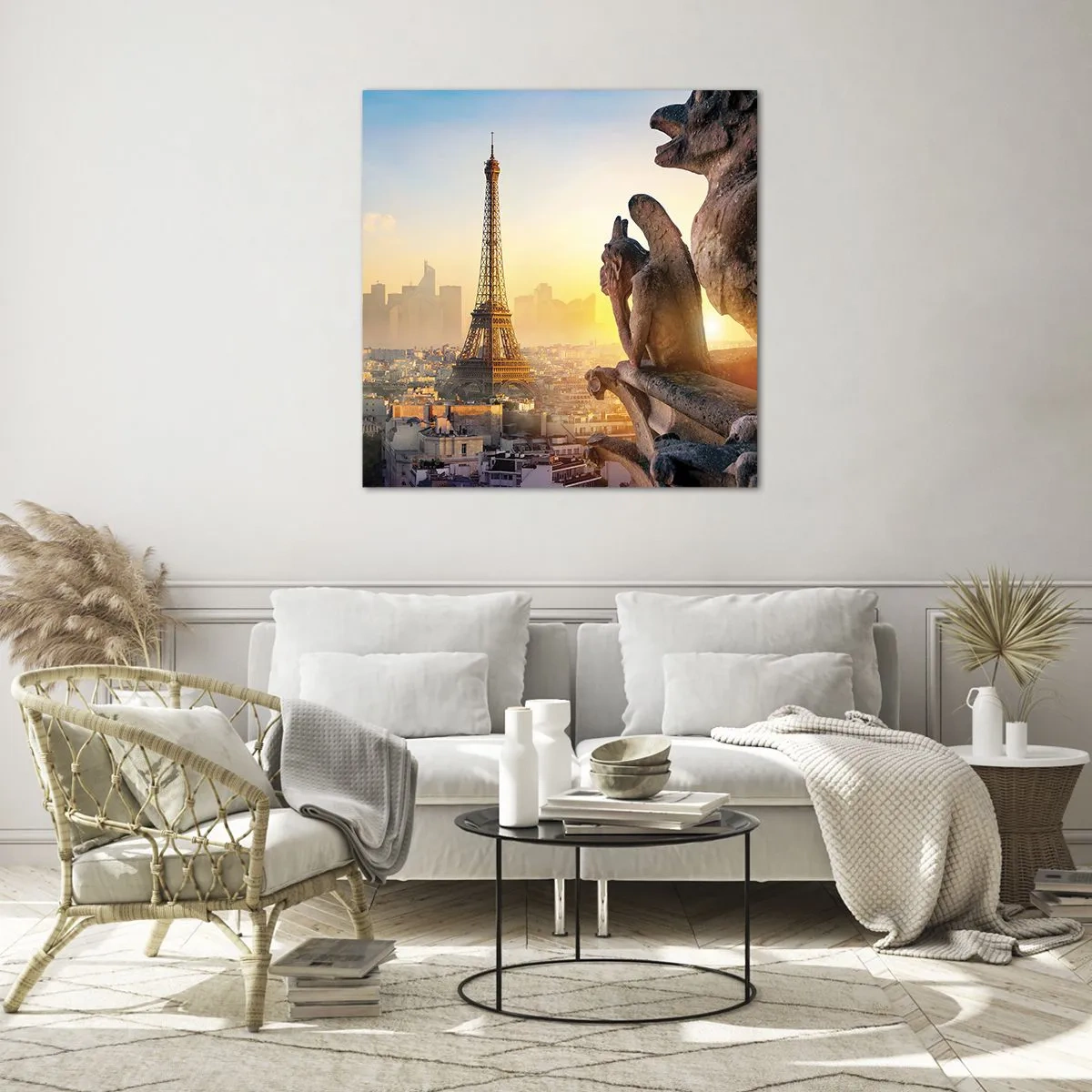 Quadro em vidro - Muita coisa mudou... - 40x40 cm