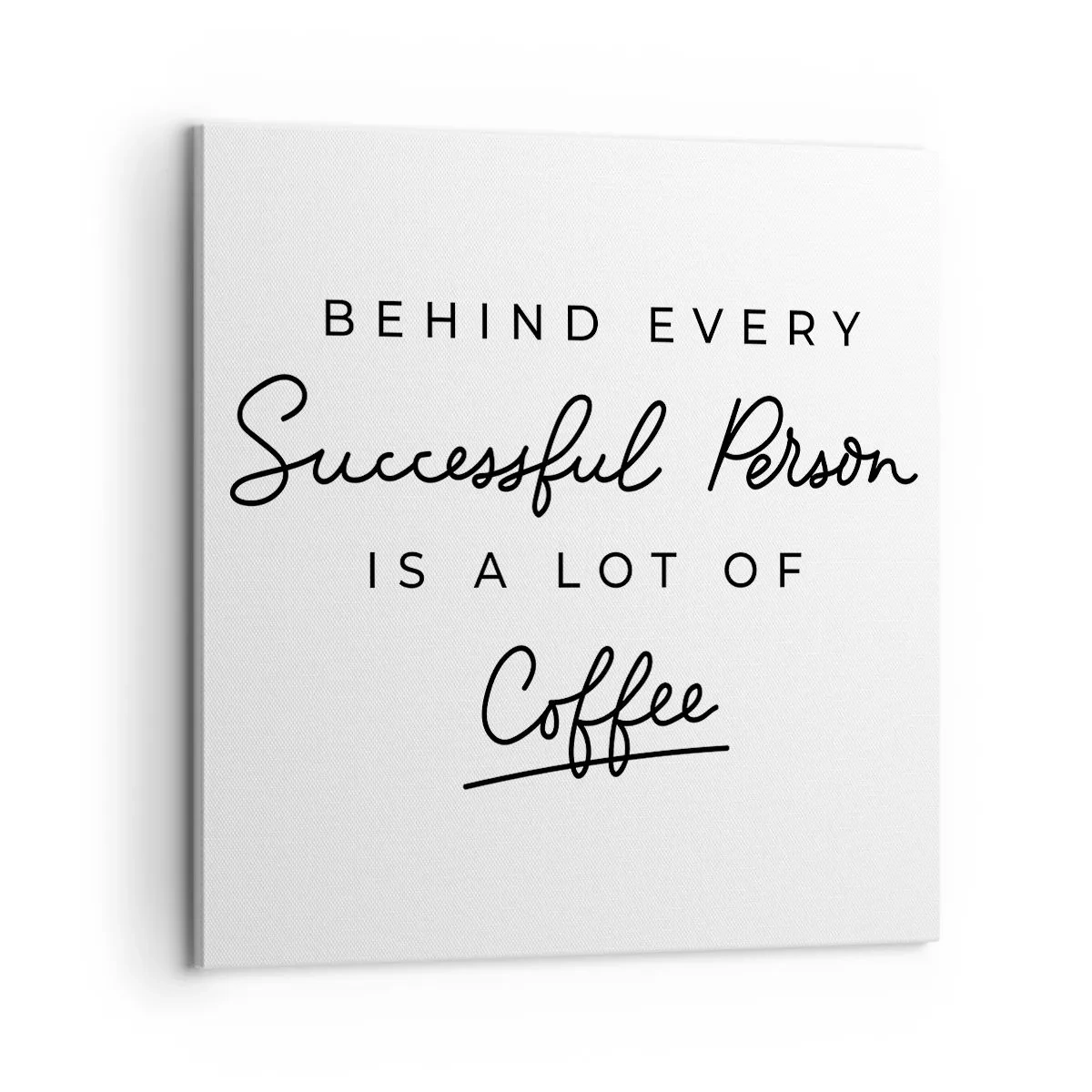Quadro em tela - O segredo do sucesso - 60x60 cm